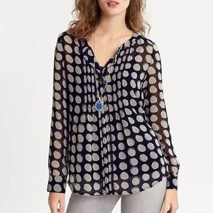 Banana Republic Polka Dot Blouse